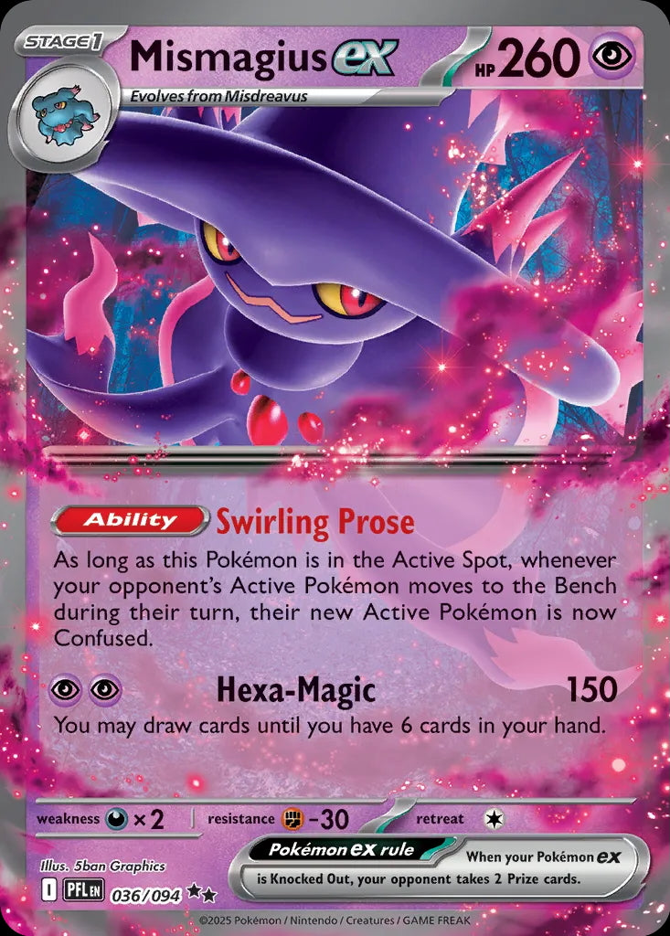 Phantasmal Flames Mismagius ex #036/94